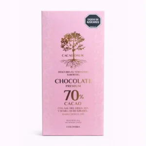 Chocolatina 70% Cacao con Sal Himalaya x 50 Gr