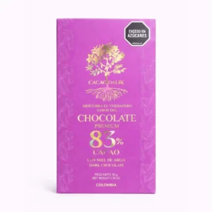 Chocolatina 83% Cacao x 50 Gr