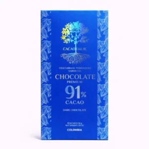 Chocolatina 91% Cacao x 50 Gr