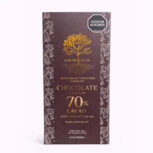 Chocolatina 70% Cacao x 50 Gr