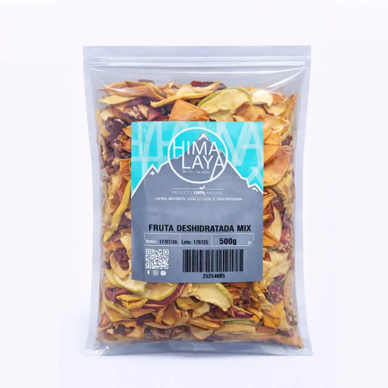 Fruta Deshidratada Mix x 500 Gr