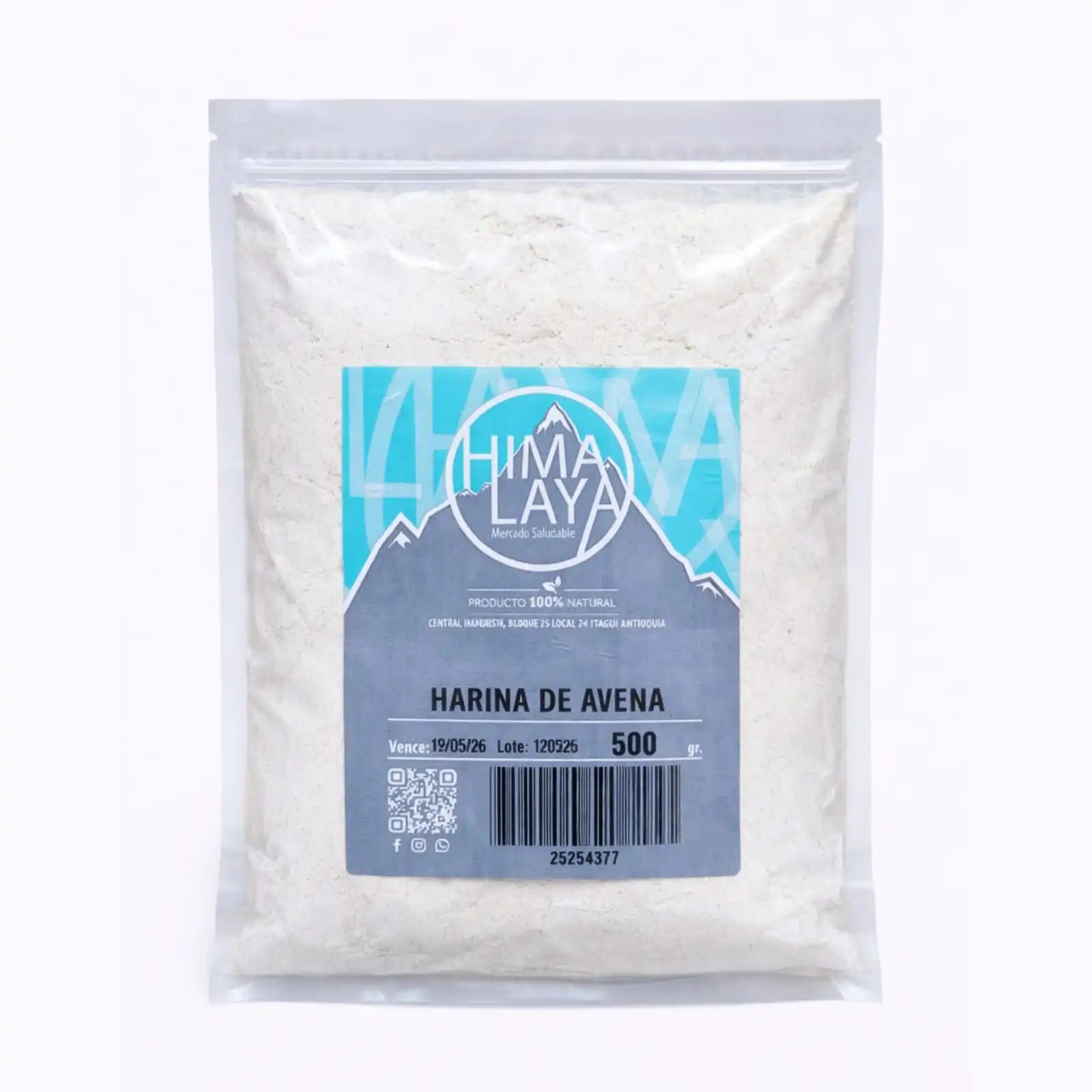 Harina de Avena x 500 Gr