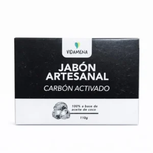 Jabón Artesanal Vidamena Carbon Activado x 110 Gr