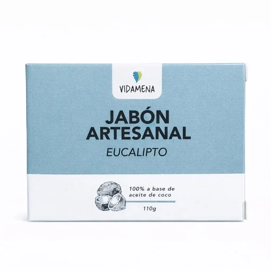 Jabón Artesanal Vidamena Eucalipto x 110 Gr