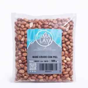 Maní Crudo con Piel x 500 Gr