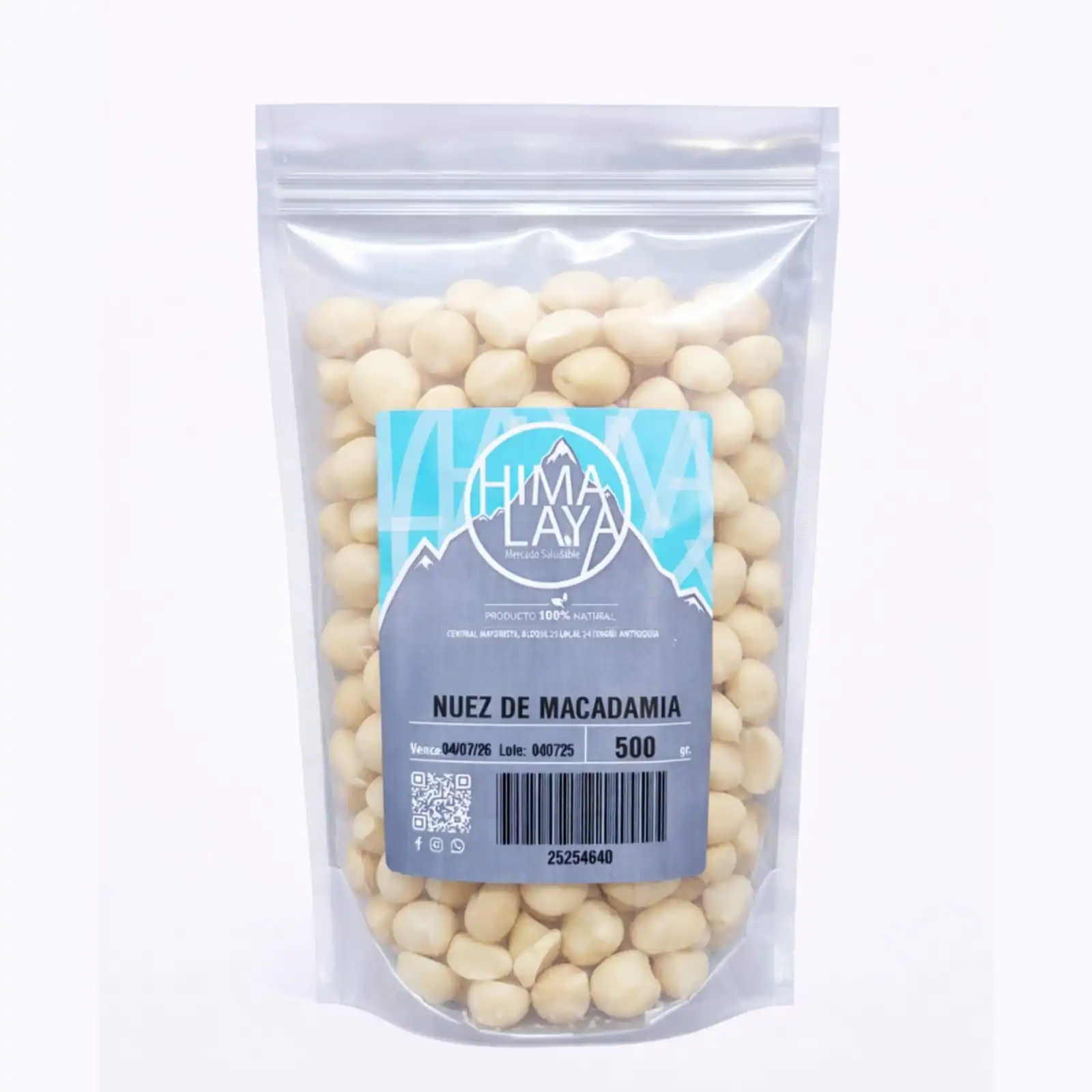 Nuez de Macadamia x 500 Gr