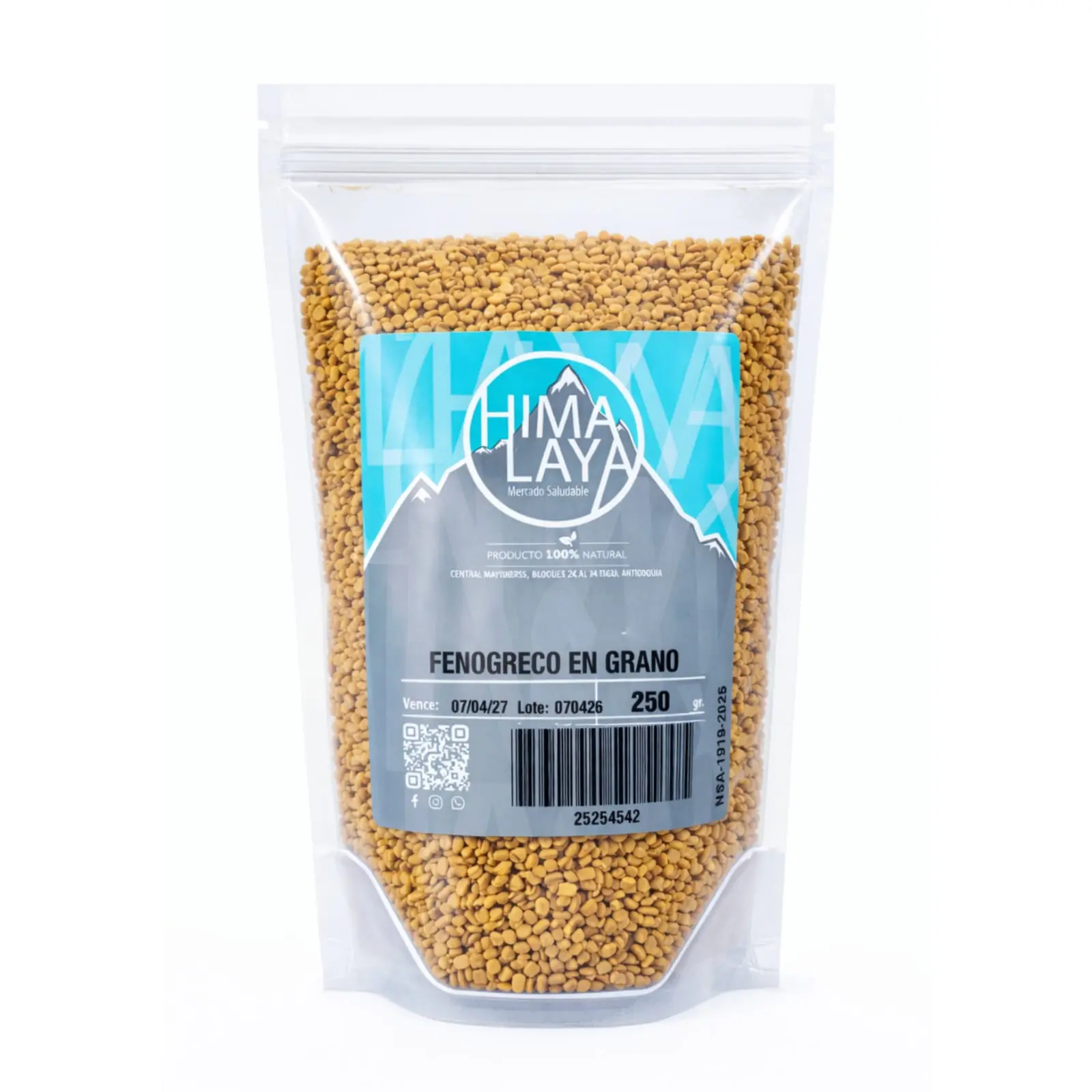 Fenogreco en Grano x 250 Gr