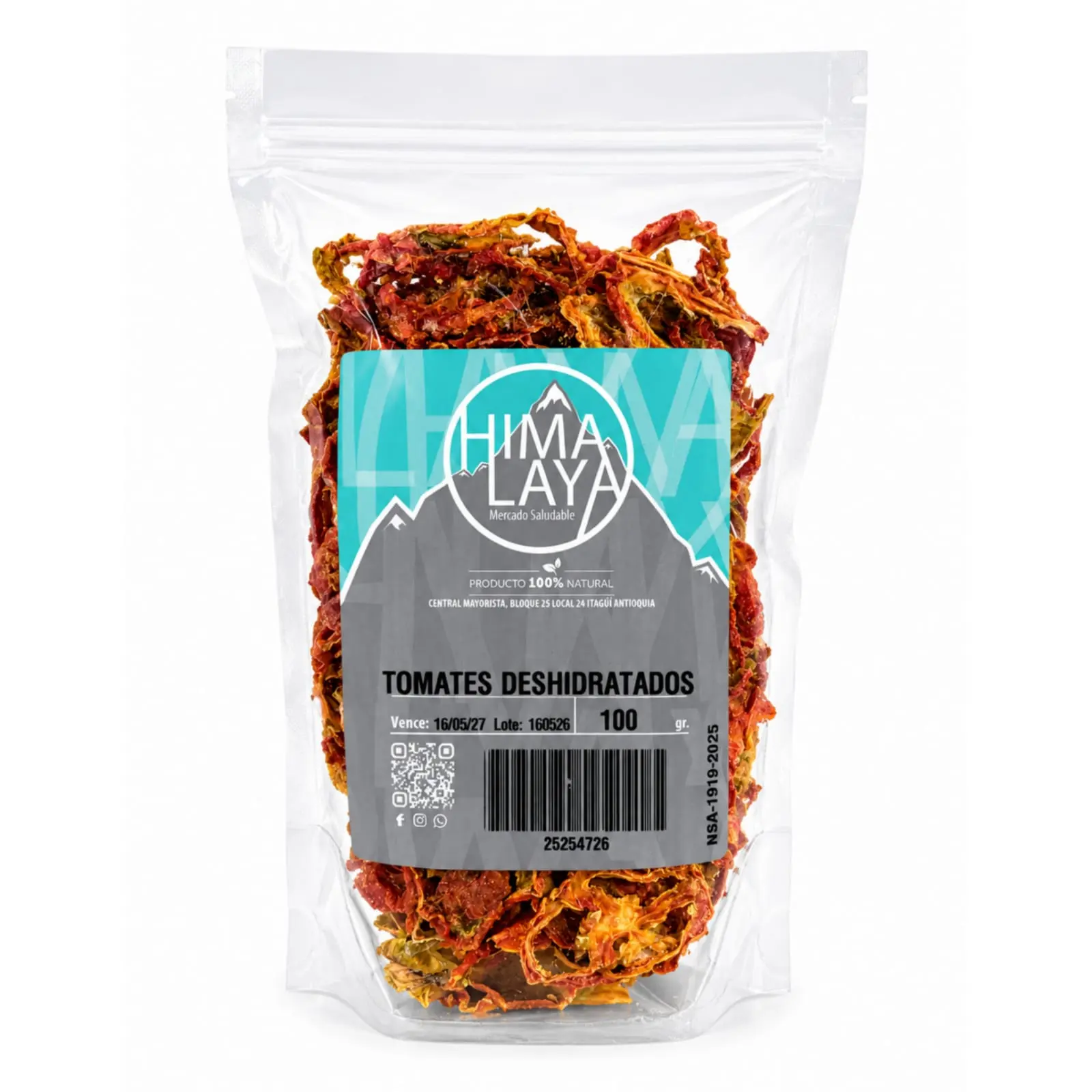 Tomates Deshidratados x 100 Gr