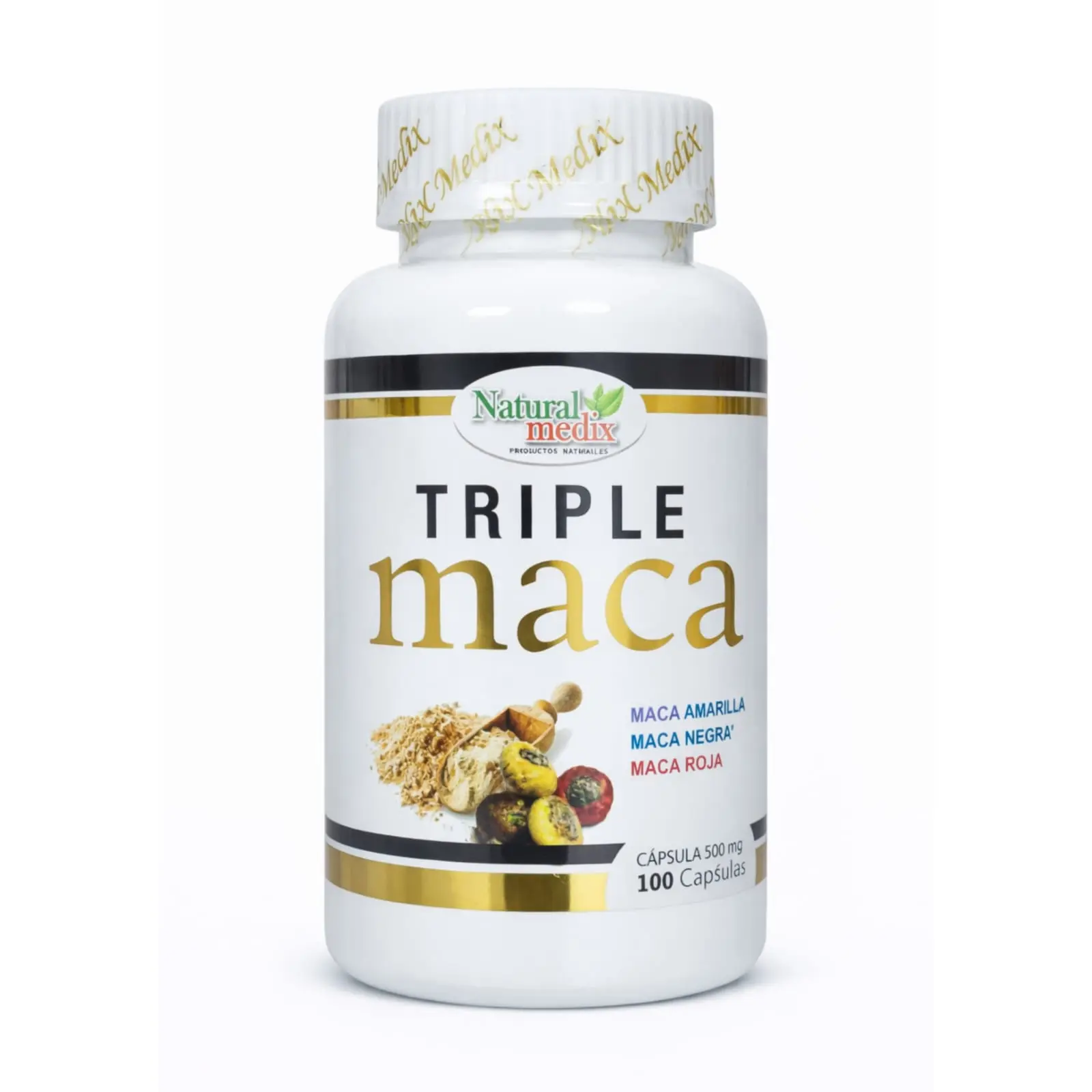 Triple Maca Natural Medix x 100 Cap