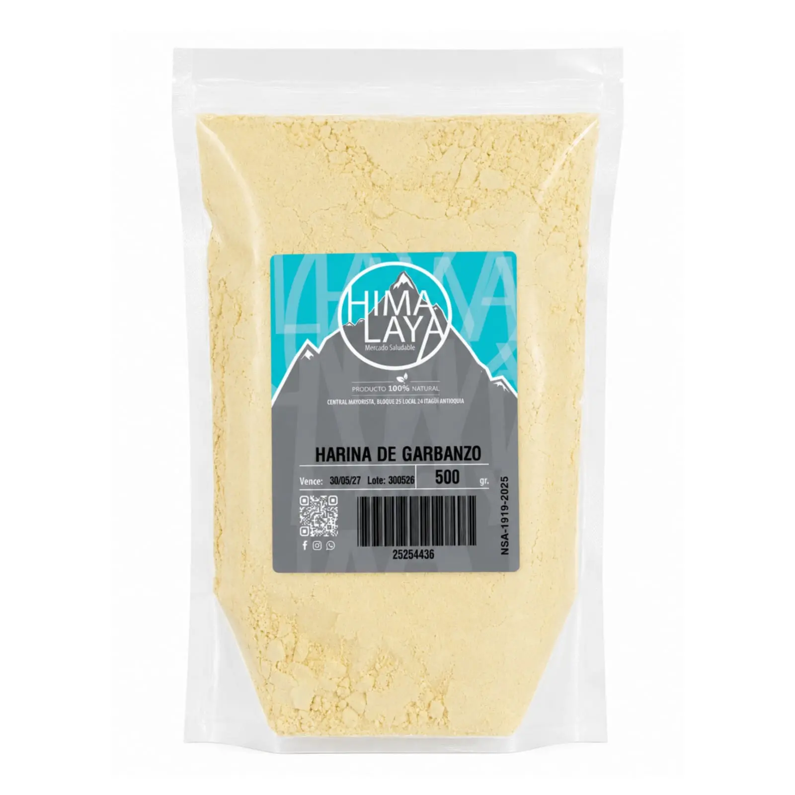 Harina de Garbanzo x 500 Gr